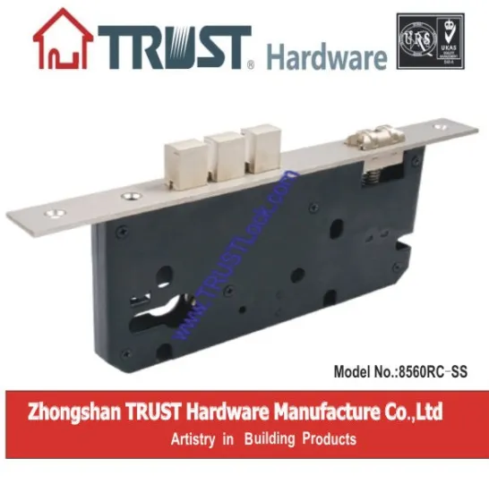 TRUST 85X60mm 3 square bolt roller mortise lock