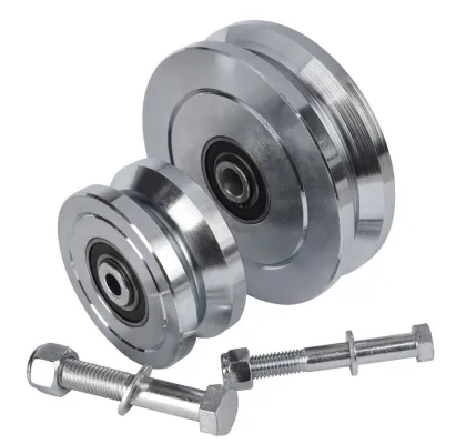 v groove double bearings power wheel