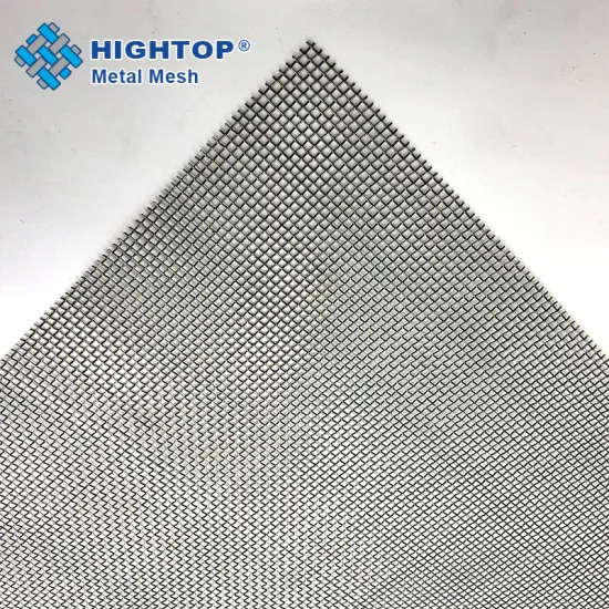 Factory Wholesale 80 Mesh 0.12mm Plain Steel Woven Wire Mesh for Plastic Extrusion Applications