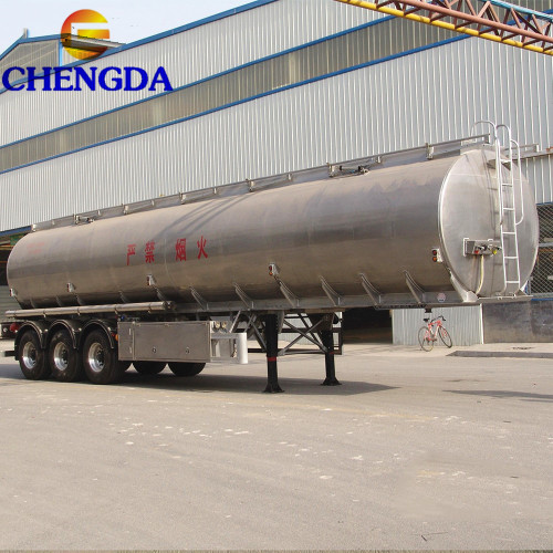 Hot sale Aluminum Alloy Fuel Tanker trailer