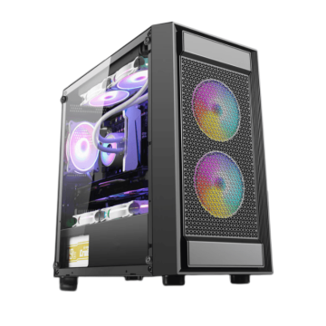 أبراج الهيكل والألعاب المبردة بالمياه: دعم اللوحات الأم MATX وأجهزة كمبيوتر سطح المكتب 240 ملم