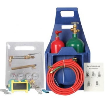 China Manufacture Welding & Cutting Kit with Cylinder and Regulator Tote