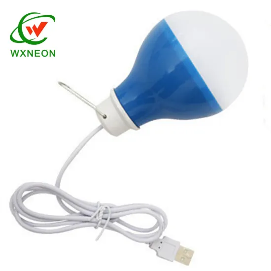 Portable 5V 5W USB Outdoor PVC Shell Bulb Lamp