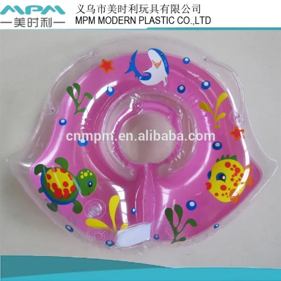 0.18mm PVC inflatable baby swimming neck float ring