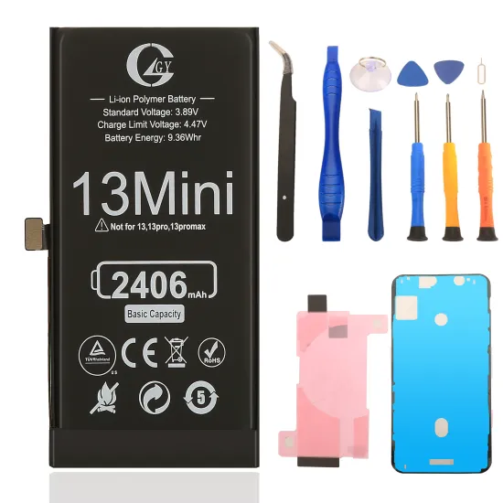 High Quality 100% Capacity Battery for iPhone 13, 13 Mini, 13 Pro, 13 Pro Max