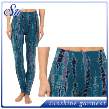 Ladies tie-dye print sport pants