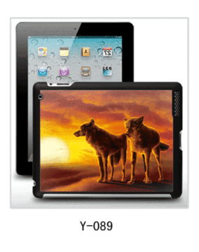 Wolf Picture 3d Wolf Picture Ipad2/3/4 3d Case,pc Case Rubber Coated,multiple Colors Available 