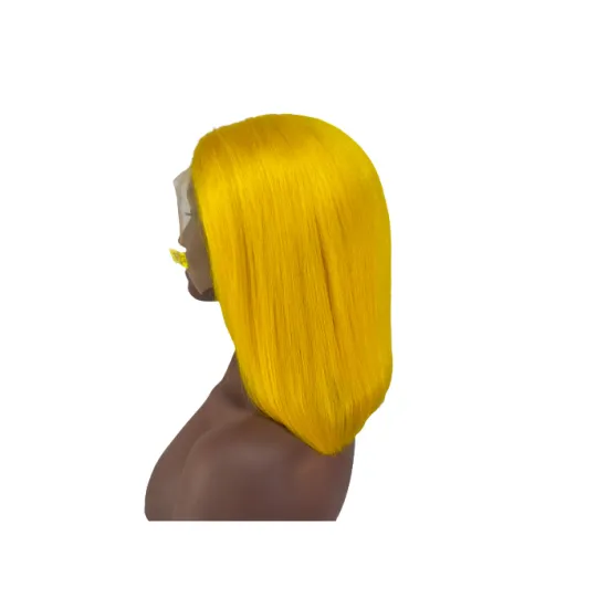 130% 150% Density Hd Full Lace Natural Human Hair afro color hd short human hair wigs lace front wig human hair