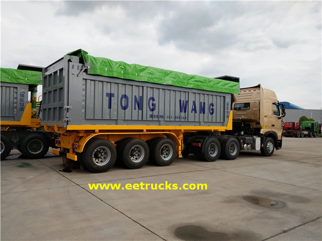 Tri-axle End Dump Trailers