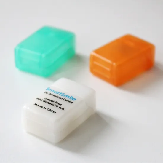 Mini Dental Floss Little Square Case Floss