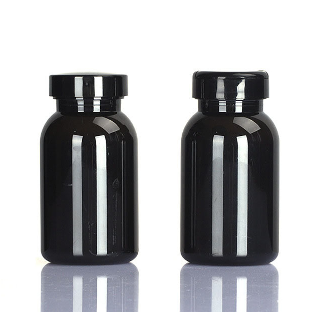 black tablet bottle