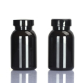 Czarna butelka kapsułki plastikowa tabletka butelka czarna 150 cm3