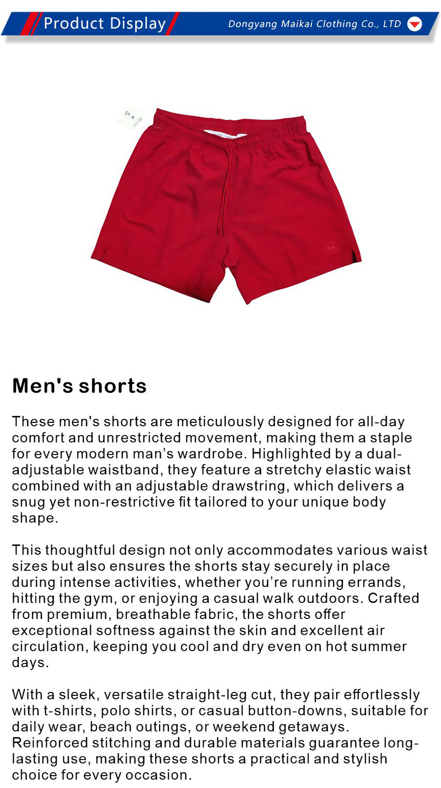 Men's Shorts for Everyday Wear