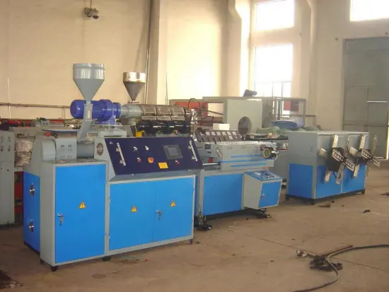 PE/PP/PVC Single Wall Corrugated Pipe Production Line