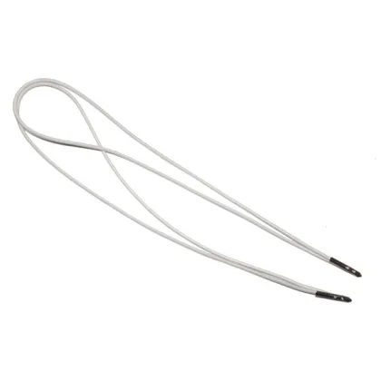 Cordon elastique avec barb extremites metalliques