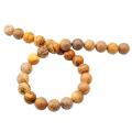 14 MM perlas redondas gema natural floja Jasper cuentas para hacer joyas