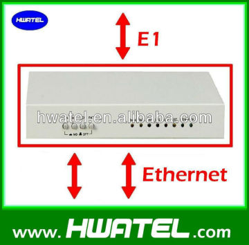 2 separate ethernet to Framed E1 converter