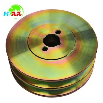 TS16949 approved precision belt pulley supplier, carbon steel cnc machined V belt pulley