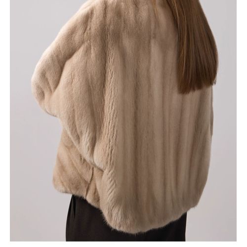 KC Fur Family Level Short Two Short Mink Fur Jacket