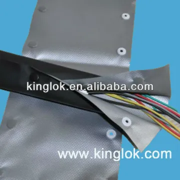 Quick Assemble Hose Sleeves Spiral cable wrap gray Button Tubes Cable Managenment Wire and cable PVC cable ties, button straps