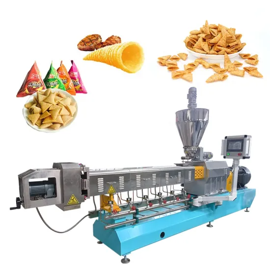 Spicy Crispy Snacks Production Line: Extruder for Fried Salad Sticks and Rice Crusts Chips