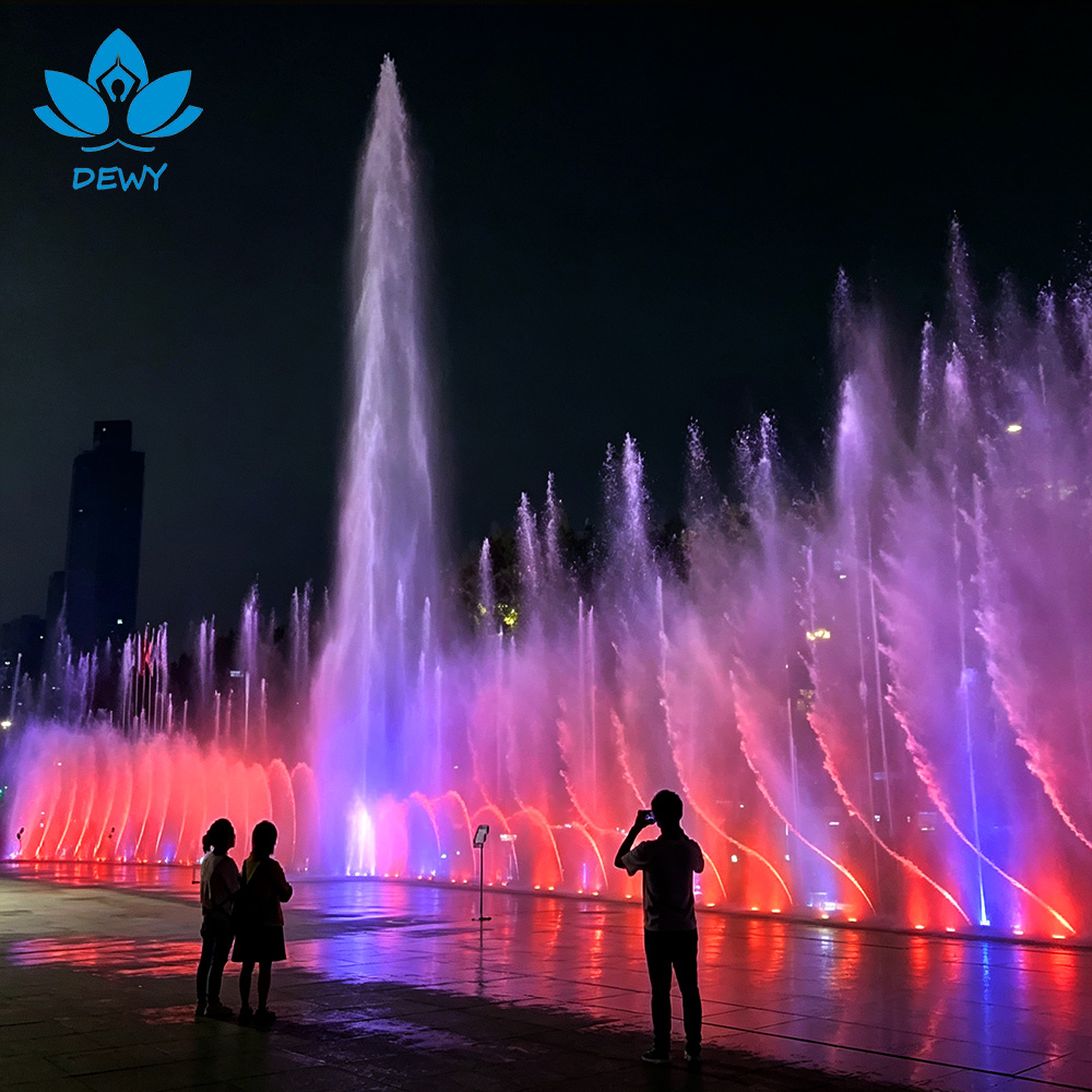 dry dancing fountain