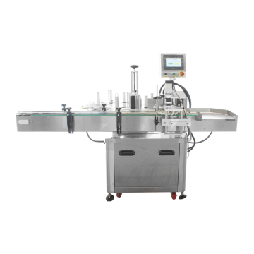 Mesin pelabelan botol bundar baja stainless linear