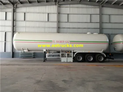 54m3 Tri-axle Propane Gas Delivery Trailers