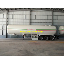 54m3 Tri-axle Propane Trailers Utoaji wa Gesi