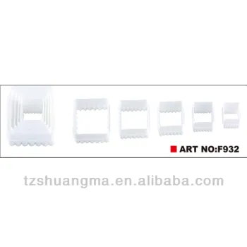 5PCS SQUARE SHAPE COOKIE CUTTER