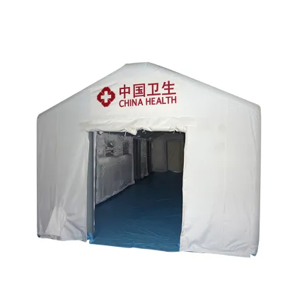 Portable White PVC Tent for Mobile Health Units