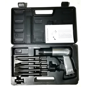 190mm Heavy Duty Air Hammer Kit with Chisel Tools