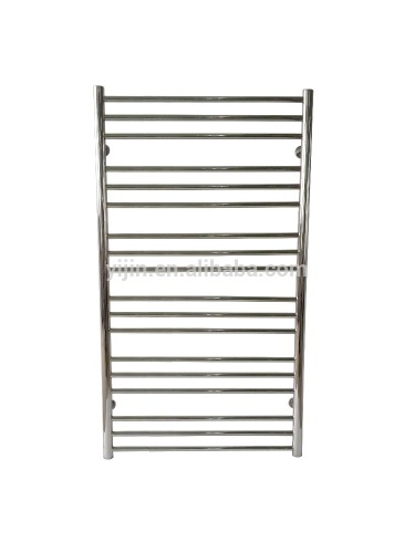 Straight 304 Hot Water Towel Rail Hydronic Water Rack Chromed Heated Water Towel Rail Towel Warmer Towel Radiator HZ-W-9