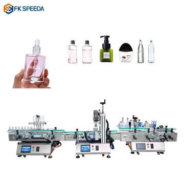 Feibin Automatic Desktop Liquid Filling, Capping, and Labeling Machine: Complete Packaging Solution