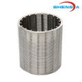 V-shape Profile Wire Johnson Screen Filter Element