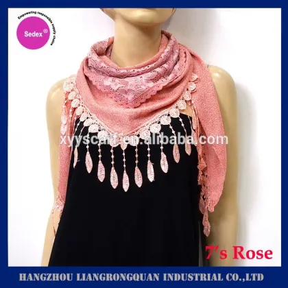 2016 new fashionable Triangular bandage lace stitching