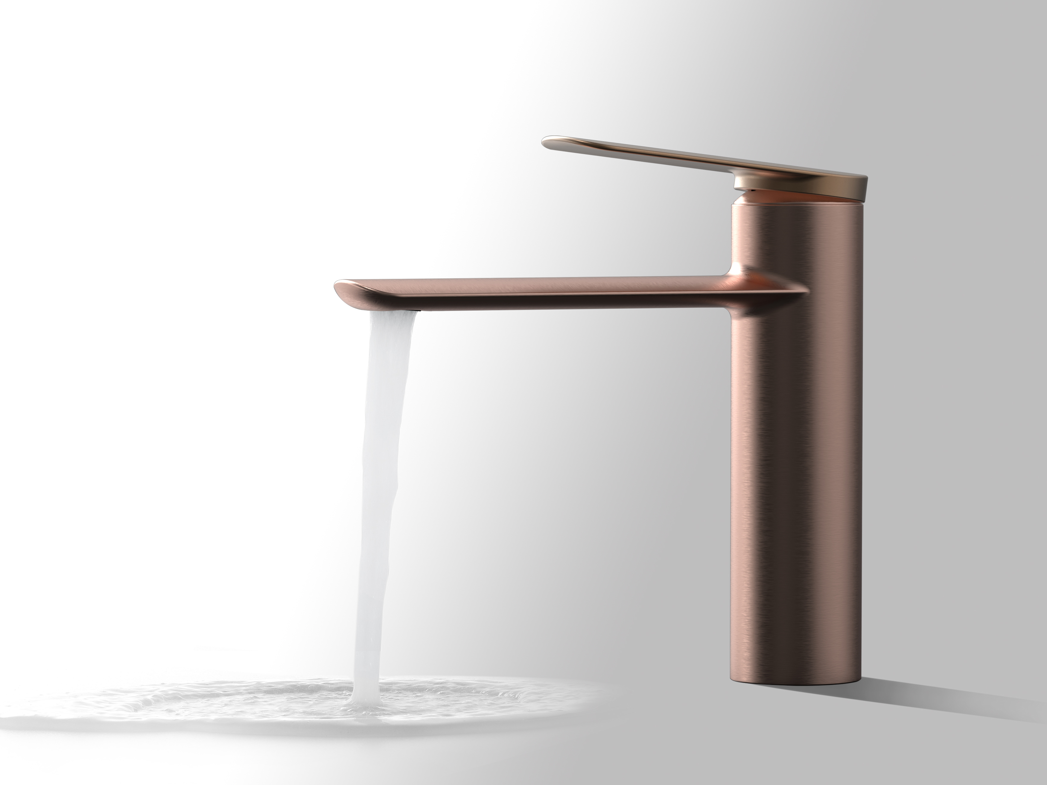 rose gold bathroom faucet