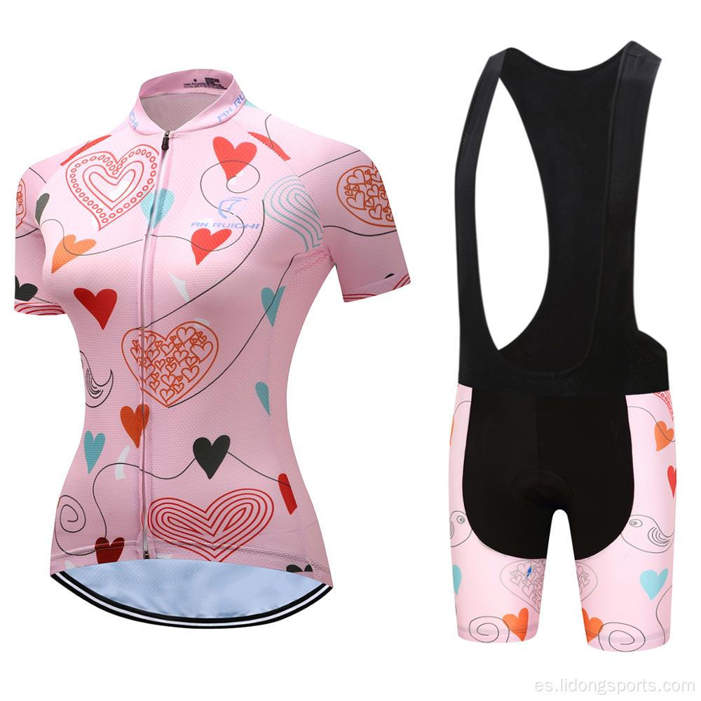 Ropa de bicicleta de traje de ropa deportiva personalizada OEM