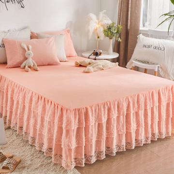 Wholesale Queen Size Bed Sheets, Lace Design Bed Skirts & Bed Sets for Spring and Summer