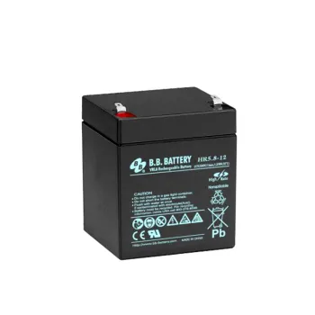 High Rate Use 12V 5.3Ah BB Battery: Specifications and Characteristics of a Sealed HR5.8-12 Battery