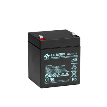 High Rate Use 12V 5.3Ah BB Battery: Specifications and Characteristics of a Sealed HR5.8-12 Battery