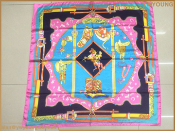 Fashion women square silk scarf hot arab muslim scarf