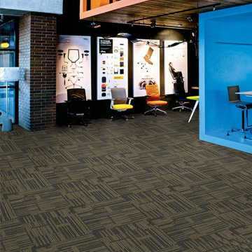 Luxury Hotel Carpet Tiles - PP Nylon Jacquard Commercial Office Flooring Qingdao 50x50