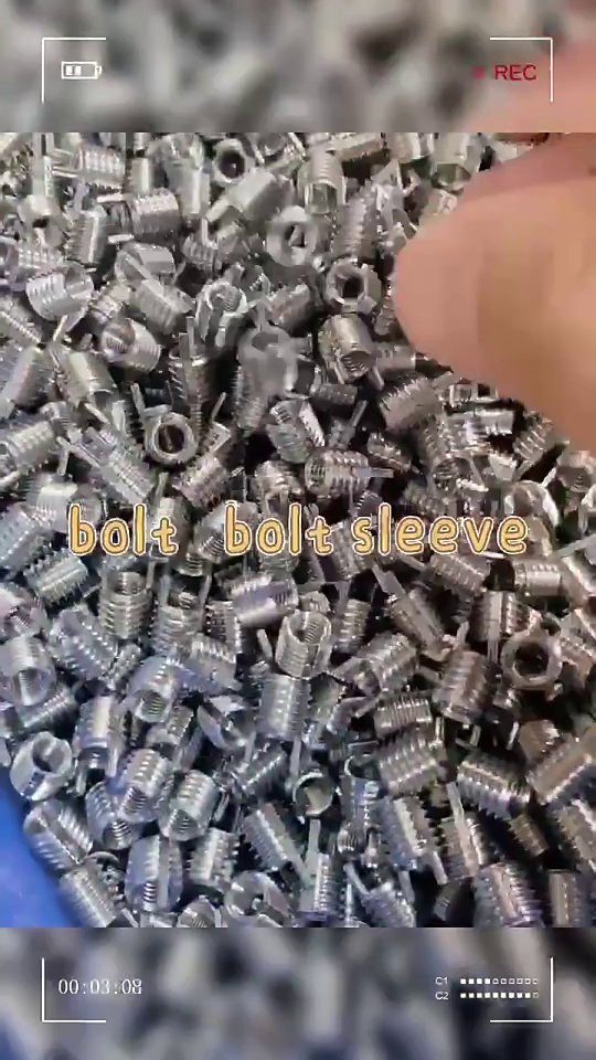 Industrial Stainless Steel Self-Tapping Thread Insert 1/2-20 Key Locked Heavy Duty