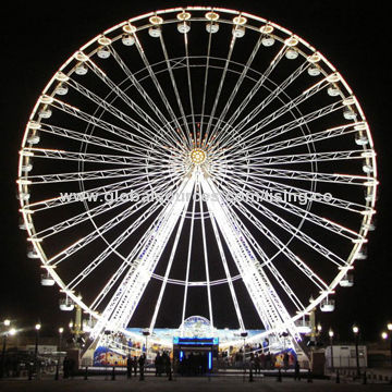 Top class attractive amusement rides 98-feet standard lighting Ferris wheel