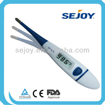 China's new type of waterproof giant liquid crystal elastic digital thermometer