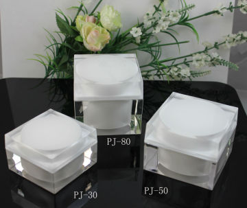 new style crystal cream jar