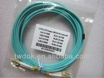 manufacturer of high quality with CE & Rohs sc-sc armored OM3 5M optic fiber patch cord cable