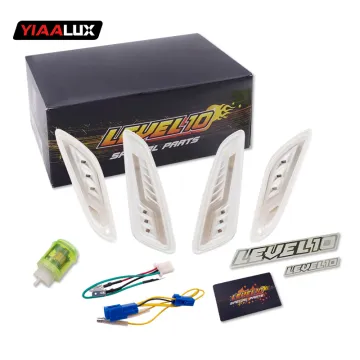 White Light LED Turn Signal Lamp for Piaggio Vespa Sprint Primavera 150 by Level10 Lights