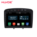 Peugeot 308 Android 10 carplay car stereo